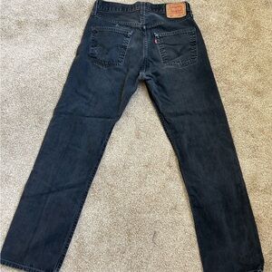 Vintage 501 Levi’s 100% cotton and made in Mexico. Black
32x32